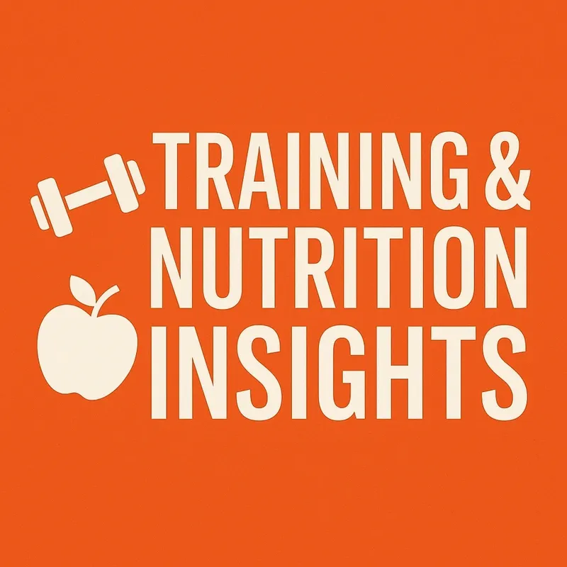 Dumbbell and apple illustration