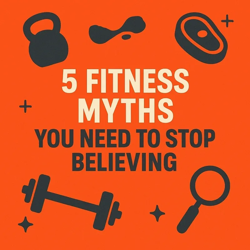 Fitness myth-busting illustration